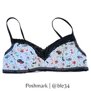 Savage X Fenty Holiday T-Shirt Lace Lightweight Bra